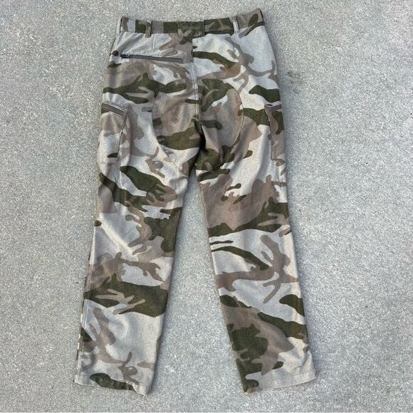 Cabelas Microtex Classic Cargo Pants Outfitter Camo Green Gray Men’s Size 32 Reg - Picture 2 of 8